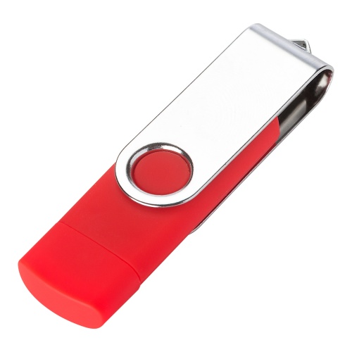 USB флешка с логотипом модель 104 OTG от 16 GB