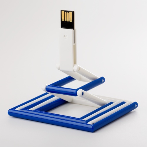USB флешка с логотипом модель 119 W R - 2 ГБ